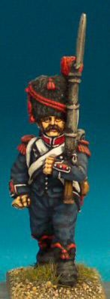 Front Rank Miniatures: FN359 Carabinier In Bearskin - Carabinier Marching (6 figures)