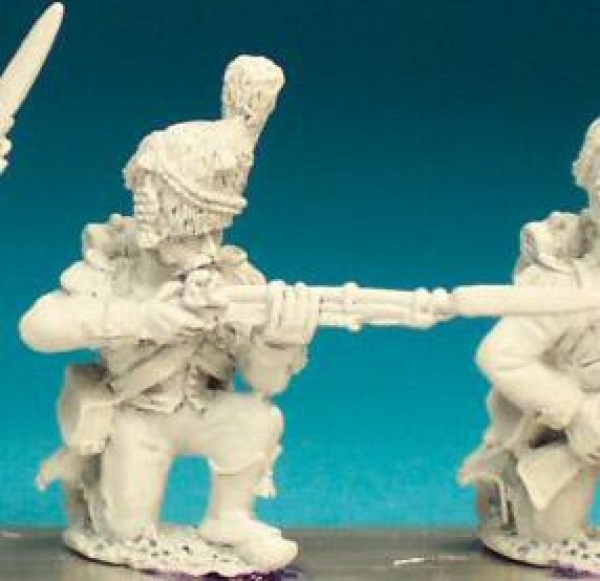 Front Rank Miniatures: FN365 Carabinier In Bearskin - Kneeling Firing (6 figures)
