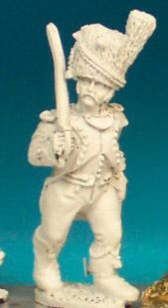 Front Rank Miniatures: FN369 Carabinier Officer In Bearskin - Officer Marching (6 figures)