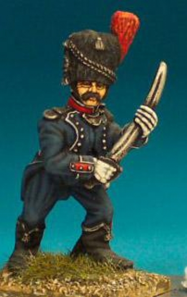 Front Rank Miniatures: FN370 Carabinier Officer In Bearskin - Officer Holding Sabre (6 figures)