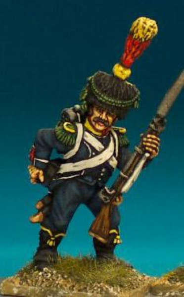 Front Rank Miniatures: FN377 Voltigeur In Colpack - Loading (6 figures)