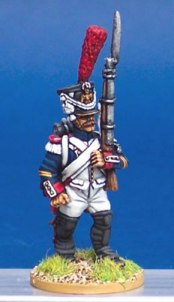 Front Rank Miniatures: FN389 Fusilier Grenadier - In Full Dress - Marching (6 figures)