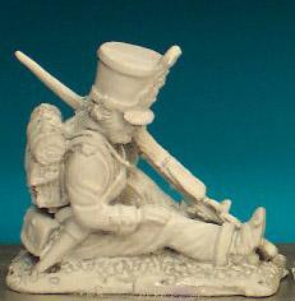 Front Rank Miniatures: FN38 Fusilier (1812-1815) - Sitting Wounded, Campaign Dress (6 figures)