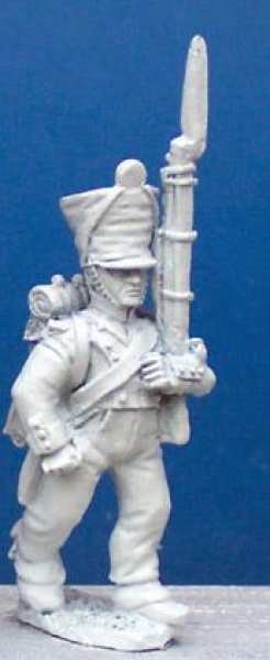 Front Rank Miniatures: FN3 Fusilier (1812-1815) - Marching, Campaign Dress, Weather Proof Shako (6 f
