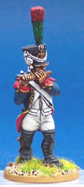 Front Rank Miniatures: FN405 Fusilier Chasseur - In Full Dress - Fifer Playing (6 figures)