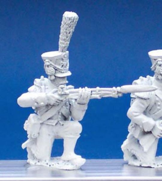 Front Rank Miniatures: FN417 Young Guard Voltigeur In Full Dress - Kneeling Firing (6 figures)