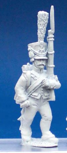 Front Rank Miniatures: FN422 Young Guard Tirailleur In Full Dress - Marching (6 figures)