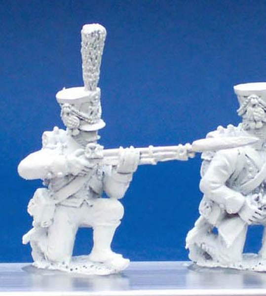 Front Rank Miniatures: FN428 Young Guard Tirailleur In Full Dress - Kneeling Firing (6 figures)