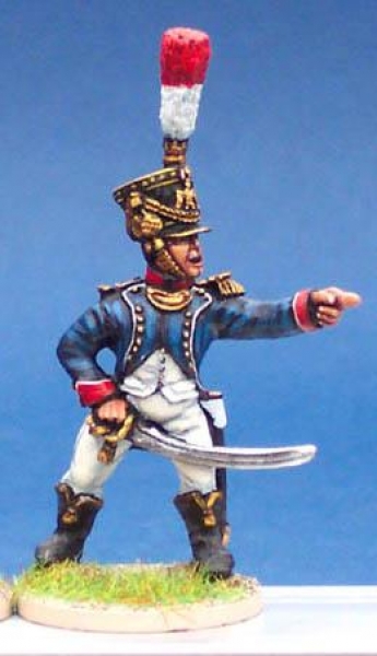 Front Rank Miniatures: FN434 Young Guard Officer In Full Dress - Voltigeur Or Tirailleur Junior Offi
