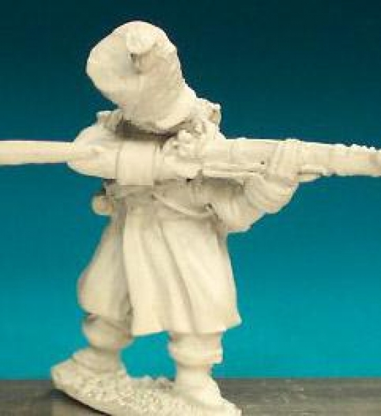 Front Rank Miniatures: FN44 Voltigeur (1812-1815) - Firing, Greatcoat, Weatherproof Shako (6 figures