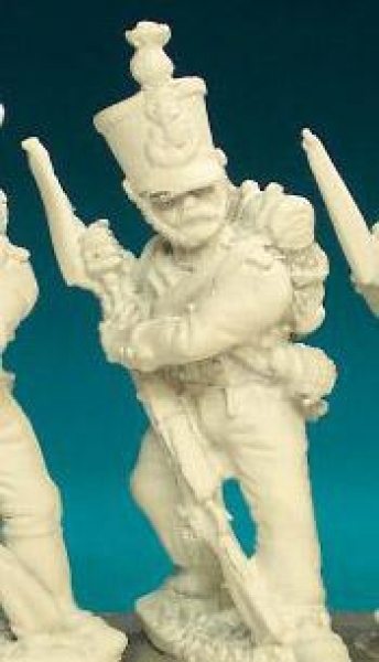Front Rank Miniatures: FN50 Voltigeur (1812-1815) - Loading, Campaign Dress (6 figures)