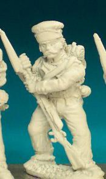 Front Rank Miniatures: FN51 Voltigeur (1812-1815) - Loading, Campaign Dress, Pokalem (6 figures)