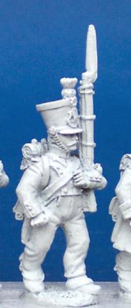 Front Rank Miniatures: FN54 Voltigeur (1812-1815) - Marching, Campaign Dress (6 figures)