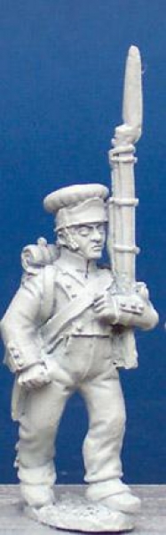 Front Rank Miniatures: FN5 Fusilier (1812-1815) - Marching, Campaign Dress, Pokalem (6 figures)