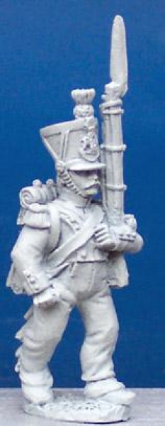 Front Rank Miniatures: FN60 Grenadier (1812-1815) - Marching, Campaign Dress (6 figures)