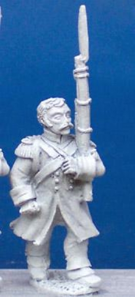 Front Rank Miniatures: FN62 Grenadier (1812-1815) - Marching, Greatcoat, Barehead (6 figures)