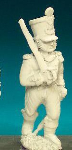 Front Rank Miniatures: FN68 Officer (1812-1815) - Marching Shouldered Sword, Regulation Dress And, S