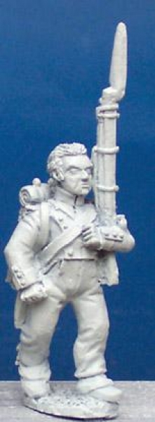 Front Rank Miniatures: FN6 Fusilier (1812-1815) - Marching, Campaign Dress, Barehead (6 figures)