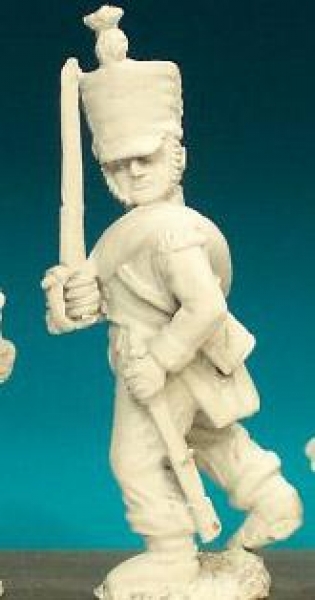 Front Rank Miniatures: FN70 Officer (1812-1815) - Marching With Sword, Surtout Weatherproof Shako (T