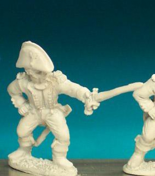 Front Rank Miniatures: FN73 Officer (1812-1815) - Standing Pointing With Sword, In Regulation Dress 