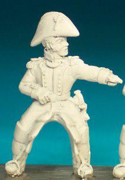 Front Rank Miniatures: FN79 Mounted Officer (1812-1815) - In Regulation Dress And Bicorn (6 figures)