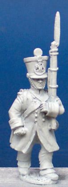 Front Rank Miniatures: FN7 Fusilier (1812-1815) - Marching, Greatcoat (6 figures)