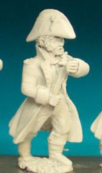 Front Rank Miniatures: FN89 Standard Bearer (1812-1815) - In Greatcoat And Bicorn (6 figures)