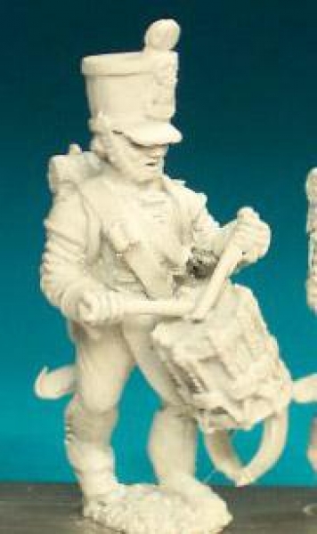 Front Rank Miniatures: FN91 Fusilier Drummer (1812-1815) - In Full Dress, Playing (6 figures)