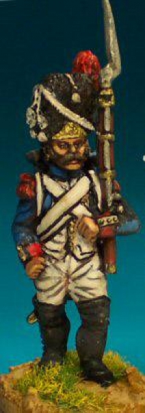 Front Rank Miniatures: FN99 Grenadier - Standing Shouldered Musket - In Full Dress And Bearskin (6 f