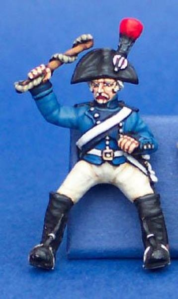 Front Rank Miniatures: FNA31 French Line Driver In Bicorn (Pre 1807), Whip Raised (6 figures)