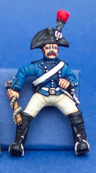 Front Rank Miniatures: FNA32 French Line Driver In Bicorn (Pre 1807), Whip Lowered (6 figures)
