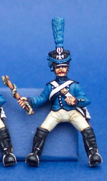 Front Rank Miniatures: FNA34 French Line Driver In Shako (1807-1812), Whip Held Out To Side (6 figur