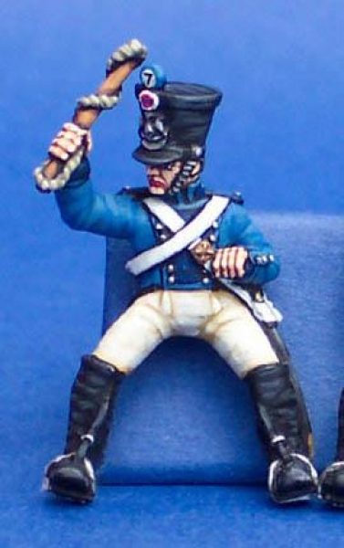 Front Rank Miniatures: FNA35 French Line Driver In Shako (Post 1812), Whip Raised (6 figures)