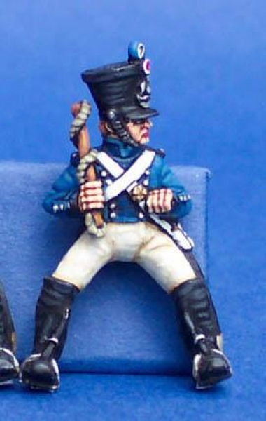 Front Rank Miniatures: FNA36 French Line Driver In Shako (Post 1812), Whip At Rest (6 figures)