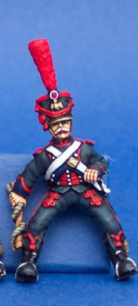 Front Rank Miniatures: FNA40 French Guard Driver In Shako (1809-1812), Whip Lowered (6 figures)