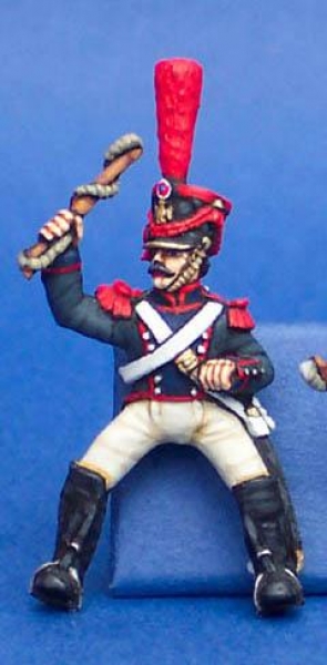 Front Rank Miniatures: FNA41 French Guard Driver In Shako (Post 1812), Whip Rasied (6 figures)