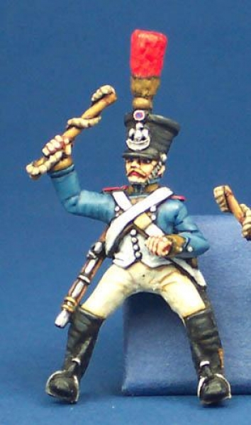 Front Rank Miniatures: FNA43 French Equipment Train Driver In Shako (Pre 1812), Whip Raised (6 figur