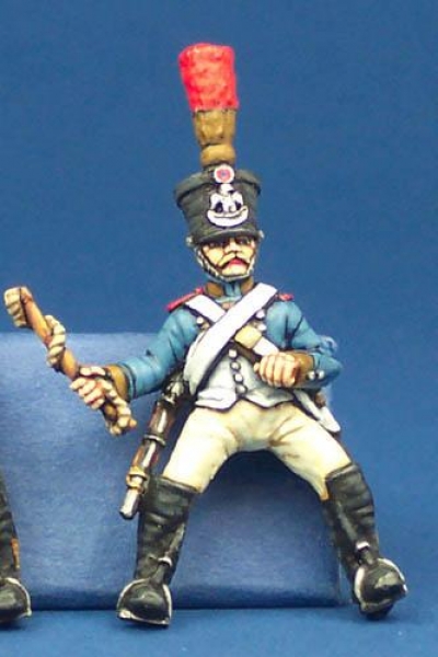 Front Rank Miniatures: FNA44 French Equipment Train Driver In Shako (Pre1812) Whip Held Out To Side 