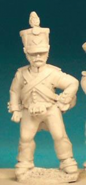 Front Rank Miniatures: FNA9 Campaign Dress Pre 1812 - Gunner At Ease (6 figures)