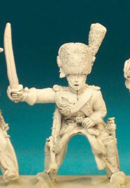 Front Rank Miniatures: FNC100 Grenadier A Cheval - Trooper, Sabre Outstretched (6 figures)