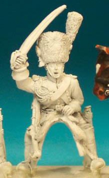 Front Rank Miniatures: FNC101 Grenadier A Cheval - Trooper, Sabre Up (6 figures)