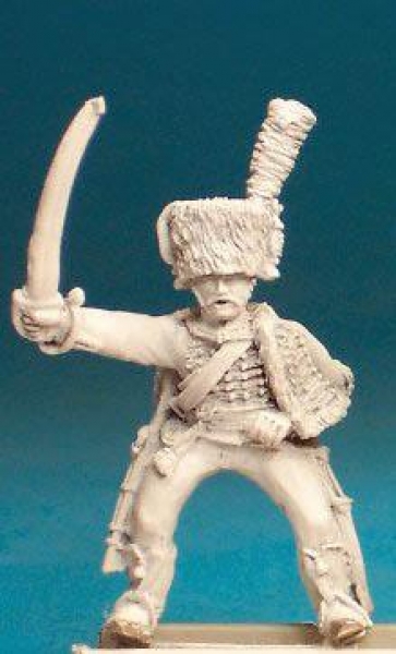 Front Rank Miniatures: FNC112 Chasseur A Cheval - Trooper, Sabre Outstretched (6 figures)