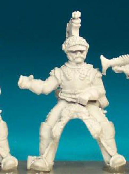 Front Rank Miniatures: FNC13 Cuirassier - Post 1812 - Standard Bearer (6 figures)