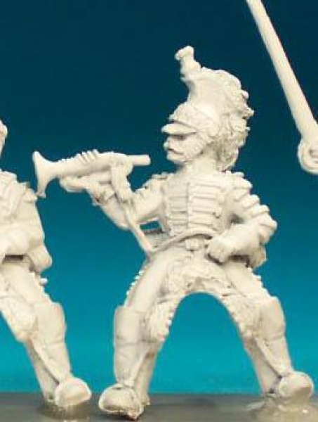 Front Rank Miniatures: FNC14 Cuirassier - Post 1812 - Trumpeter (6 figures)