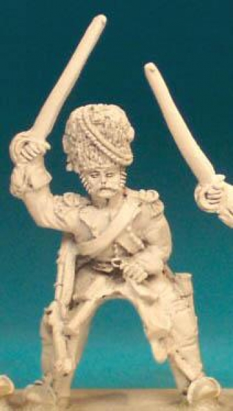 Front Rank Miniatures: FNC33 Dragoon-Pre 1812 - Elite Company, Sabre Up (6 figures)