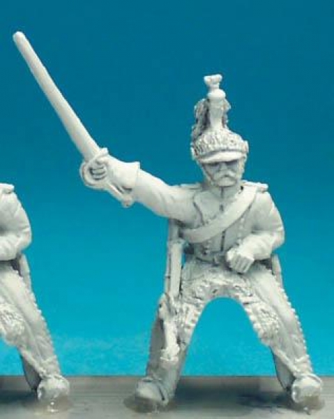 Front Rank Miniatures: FNC40 Dragoon - Post 1812 - Trooper, Sabre Outstretched (6 figures)