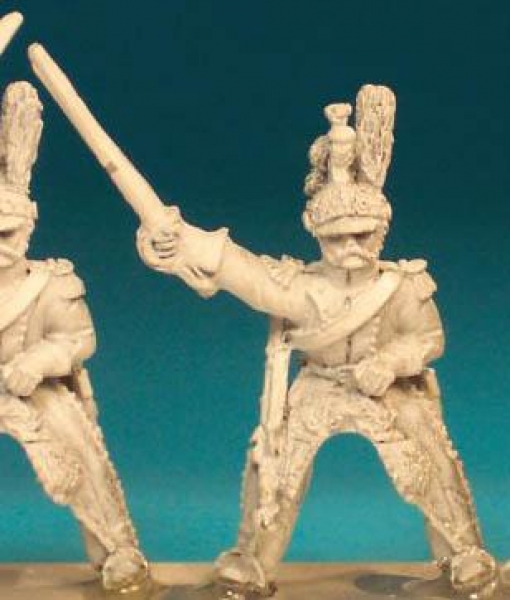 Front Rank Miniatures: FNC44 Dragoon - Post 1812 - Elite Company, Sabre Outstretched (6 figures)