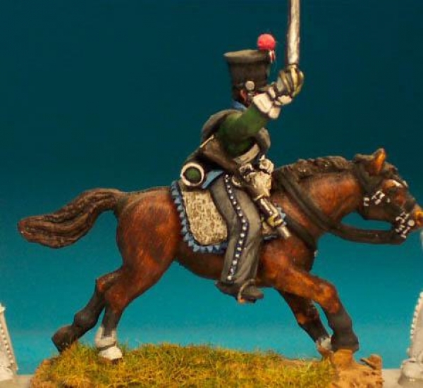 Front Rank Miniatures: FNC57 Chasseur A Cheval Pre 1812 - Trooper, Sabre Up (6 figures)