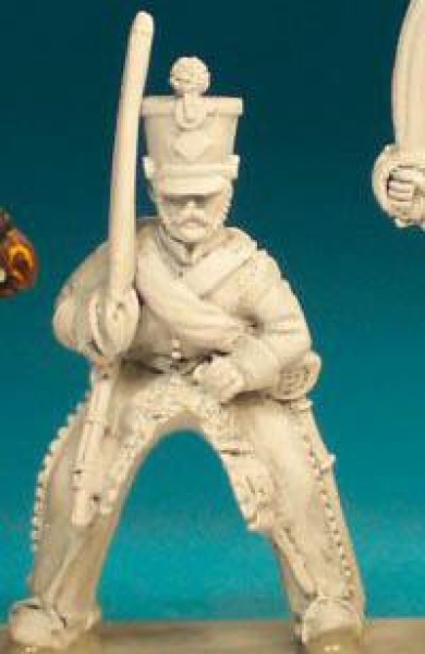 Front Rank Miniatures: FNC58 Chasseur A Cheval Pre 1812 - Trooper, Sabre At Rest (6 figures)