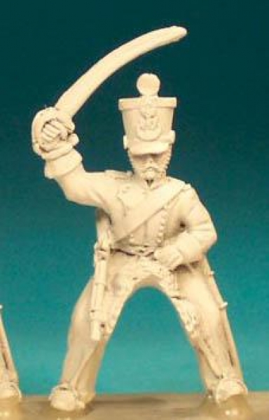 Front Rank Miniatures: FNC67 Chasseur A Cheval Post 1812 - Trooper, Sabre Up (6 figures)